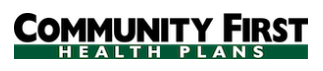 Community First Health Plans logo, a registered trademark of Community First Health Plans
