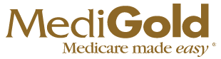 MediGold logo, a registered trademark of MediGold
