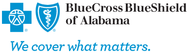 Blue Cross and Blue Shield of Alabama logo, a registered trademark of Blue Cross and Blue Shield of Alabama