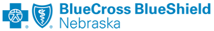 Blue Cross and Blue Shield of Nebraska logo, a registered trademark of Blue Cross and Blue Shield of Nebraska