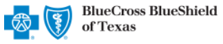 Blue Cross and Blue Shield of Texas logo, a registered trademark of Blue Cross and Blue Shield of Texas