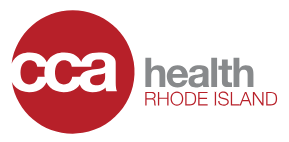 CCA Health Rhode Island logo, a registered trademark of CCA Health Rhode Island