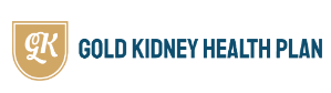 Gold Kidney Health Plan logo, a registered trademark of Gold Kidney Health Plan