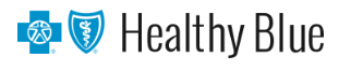 Healthy Blue logo, a registered trademark of Healthy Blue