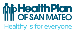 Health Plan of San Mateo logo, a registered trademark of Health Plan of San Mateo