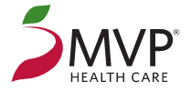 MVP HEALTH CARE logo, a registered trademark of MVP HEALTH CARE