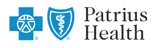 Patrius Health logo, a registered trademark of Patrius Health