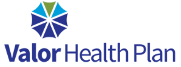 Valor Health Plan logo, a registered trademark of Valor Health Plan